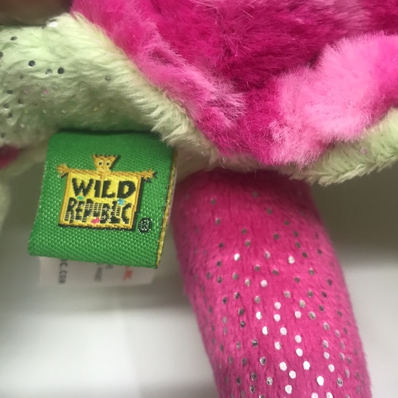 Wild Republic Plush Pink Sea Turtle Sweet And Sassy Stuff Animal - Picture 5 of 6